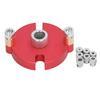 Self Center Dowel Jig Aluminum Alloy Hole Puncher Locator Precise Positioning Dowel Drill Guide