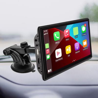 Carplay Android Auto Car Radio HD Display Портативный навигатор 7,0-дюймовый сенсорный экран MP5-плеер Bluetooth-совместимый WiFi FM-радио