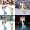 Angel Tree Topper Acrylic Christmas Decor With Lighted Star For Festive Homes