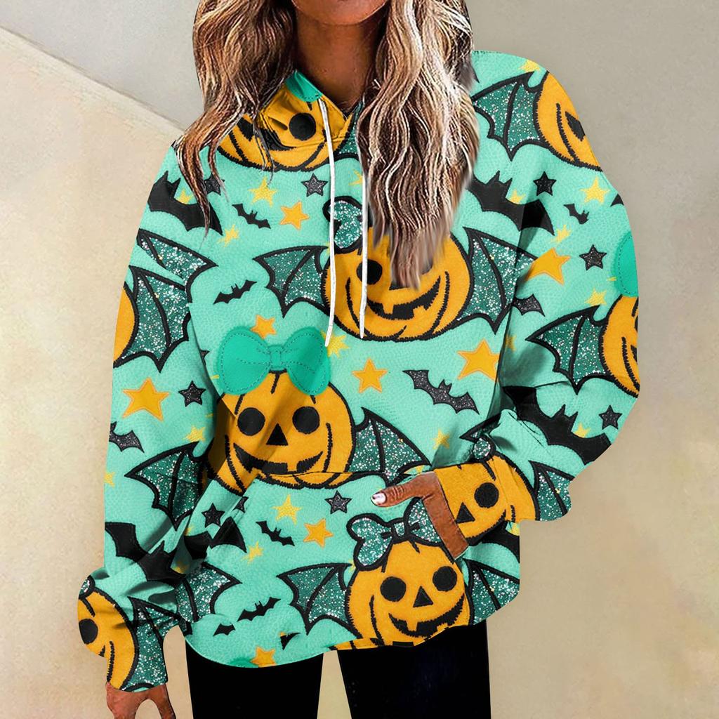 Женская мода Повседневные Универсальные Повседневные толстовки с круглым вырезом Графика Повседневные с длинным рукавом Градиент Лоскутная верхняя одежда с принтом Толстовки