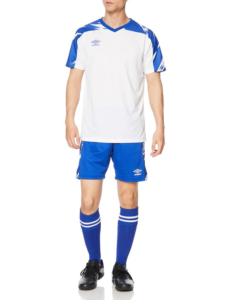 Umbro Soccer Apparel and Shorts WHBU O Men's (EC Exclusive) T-Shirt Set, Sweat-Wicking, Quick-Drying, Stretch,