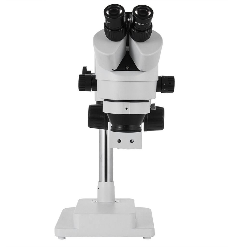 3.5X-90X Simul-Focal Stereo Microscope 360°Swiveling Trinocular Stereo Microscope with Dual Arm Boom