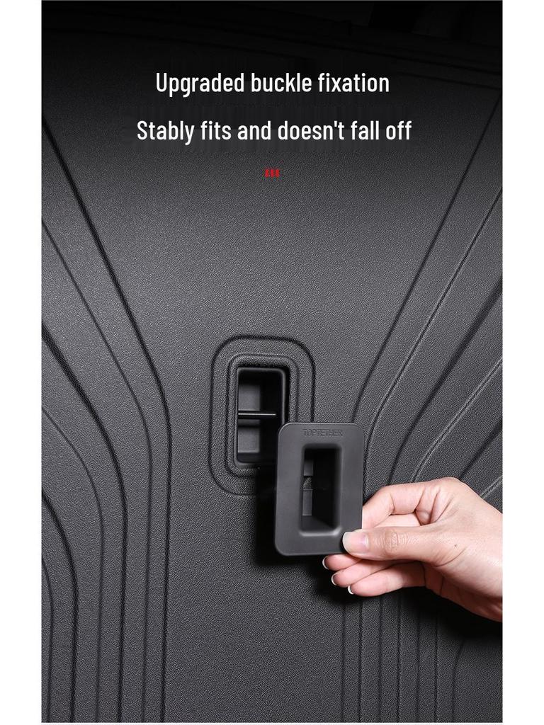 Идеальный МЕГА Коврик в багажник и Защитник спинки сиденья третьего ряда - Автоаксессуар из ТПЭ