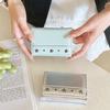 PU Coin Pocket Ultra Thin Cash Wallet Y2K Star Rivet Trifold Wallet  Student