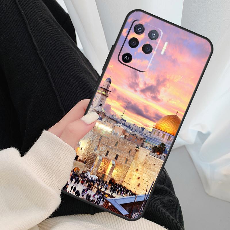 Иерусалим Западная Стена Плача Чехол Для Oppo A96 A76 A16 A60 A98 A58 A78 A18 A38 A80 A40 A77 A57 A17 A74 A54 A94 A15 A5 Pro