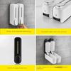 300ml Wall Mount Soap Dispenser Manual Shampoo Shower Gel Dispenser Lotion Container Liquid Hand Soap Dispenser for Bathroom