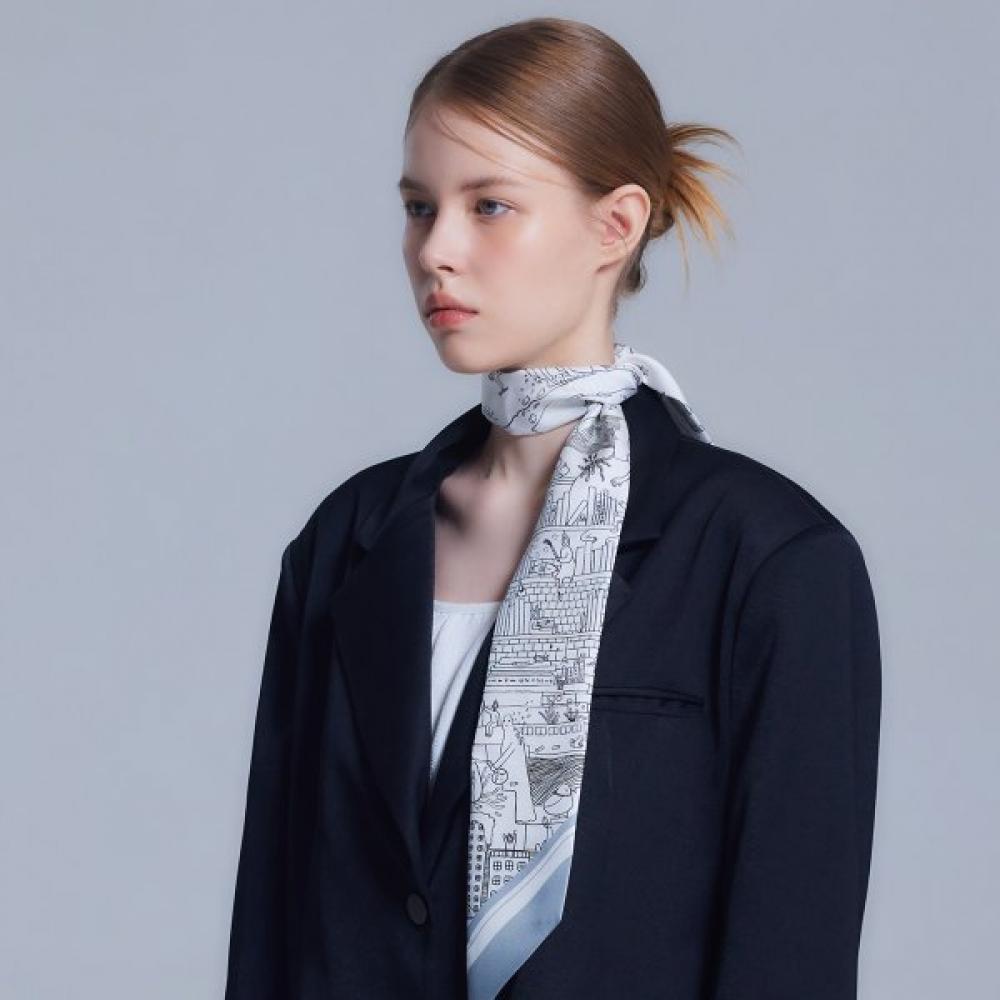 Mercion Maxi Scarf Gray
