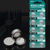 10Pcs AG12 LR43 Button Batteries 1.5V Alkaline Button Coin Battery for Toys Watches And More AG12/SR43W/SR43/386