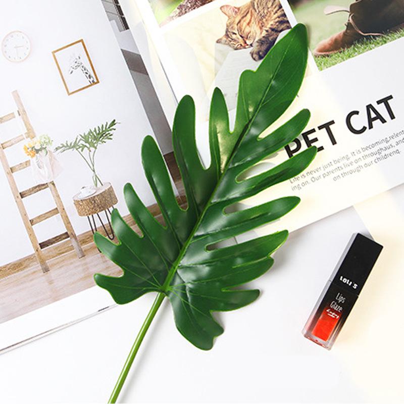 1 шт. искусственные листья, реалистичные зеленые листья, декоративные, наружные, искусственные, персидские, папоротники, сделай сам, зелень, украшение для внутреннего пейзажа