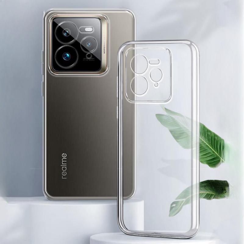 Для Realme GT7 Pro Мягкий ТПУ Чехол для Телефона для Realmegt7 7pro GT7Pro Прозрачный Силиконовый Чехол Ультратонкий Прозрачный Защитный Чехол