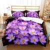 Пододеяльник с изображением весенних цветов King Queen, комплект постельного белья с цветочным принтом, пододеяльник с изображением цветущей вишни, 2/3 предмета из полиэстера