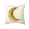New Moon Pillow Case Peach Skin Printed Home Fabric Living Room Sofa Cushion Cover Bedroom Pillow Cover