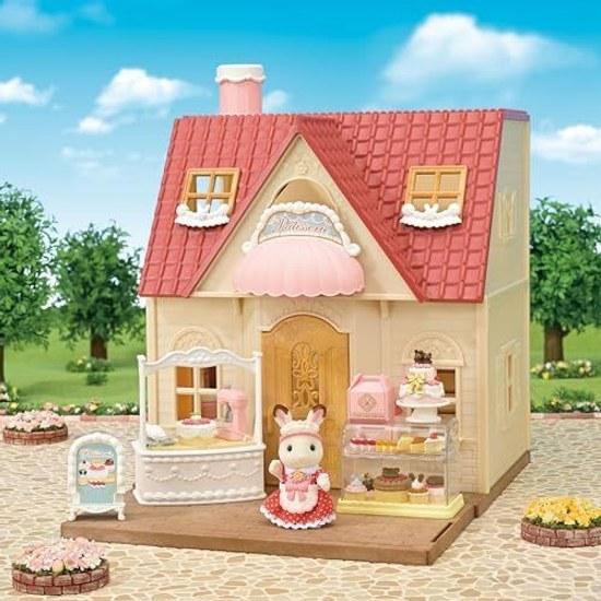 Sylvanian Families Store Furniture Set Sweet Patissier First Cake Shop Mi-92 ST Mark Certification 3 Years Up Toy Dollhouse EPOCH