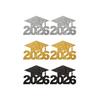 Украшения для выпускного 2026 года, centerpiece для стола на вечеринку по случаю выпускного с подвесными карточками и декоративными топперами, набор декора на тему церемонии для обеденного стола