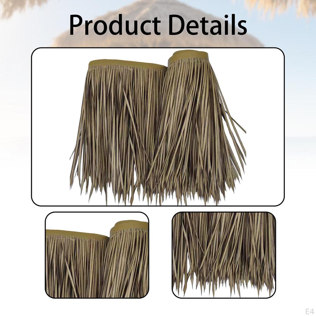 And Decorative Artificial Thatch Roof Accessory for Thatched Cottages, Grass Skirt Bar, Cabins,