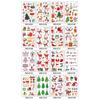Kids 16PCS/Set Festival supplies Cartoon Leg Arm Neck Christmas Tattoo Stickers Fake tattoo Temporary Tattoos Body Art Decals