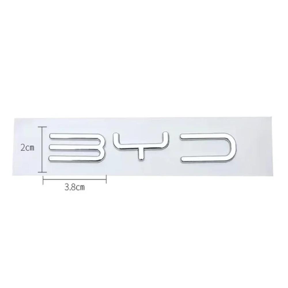 3D Metal Build Your Dreams Letter WORD Logo Emblem Badge Car Bag Signplate Decal Sticker для BYD Han Song Tang Qin PLUS Atto 3