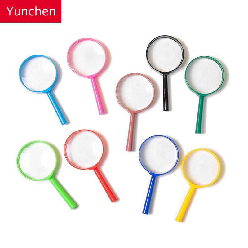 Kids' 60mm Handheld Color Magnifying Glass - Educational Science Toy
