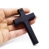 5pcs Wood Cross Pendant Charm Hangable Charm Ornament Decoration Crafts for Home Church Praying Meditation Charm Gift