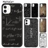 Math For iPhone 17 Air 16 15 14mulas of Rubber Equations Phone Case For iPhone 17 Air 16 pro max 15 14 plus 12 13