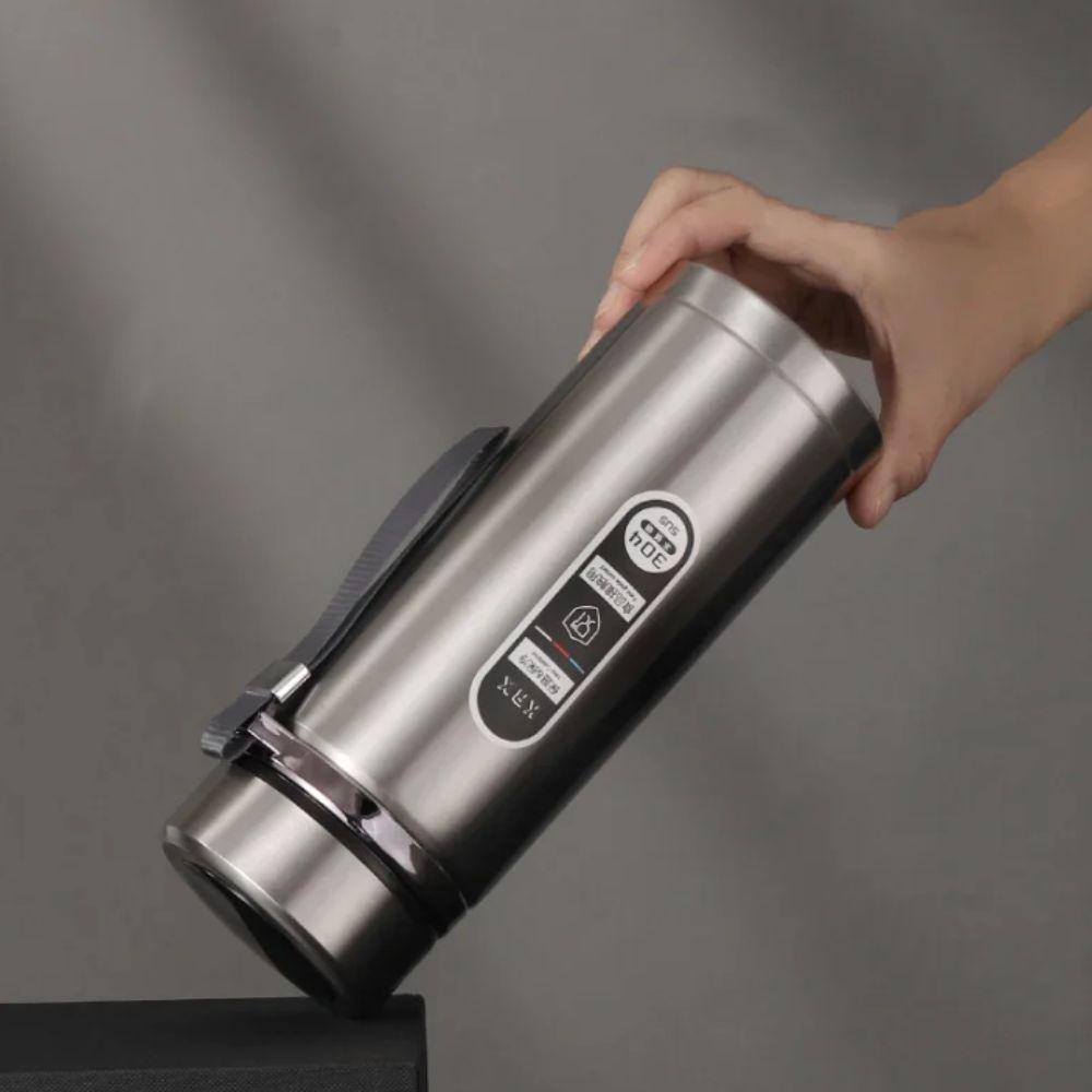 Large Capacity Sports Thermos Cup Stainless Steel Vacuum Flask Durable Thermos Mug Outdoor