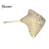 PLA 3D Printed Figurines Manta Ray Fidget Toy, Flexible Articulated Sea Animal Figurine Creative Desktop Gadgets for Decoration, Stress Relief