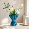 Creative Minimalist Vase 3D Printing Desktop Ornament Elegant Dress Hem Vase  Office