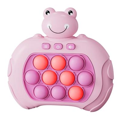 Игра Push Pop, светящаяся электрическая музыка, снятие стресса, пузырчатая пленка, образовательная игрушка для взрослых и детей (Лягушка)