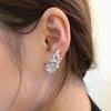 Musla Design Горячая Распродажа Винтажные Серьги для Женщин Модные Роскошные Украшения 925 Пробы Стерлинговое Серебро Бриллианты Форма Цветка Серебряные Серьги-Гвоздики