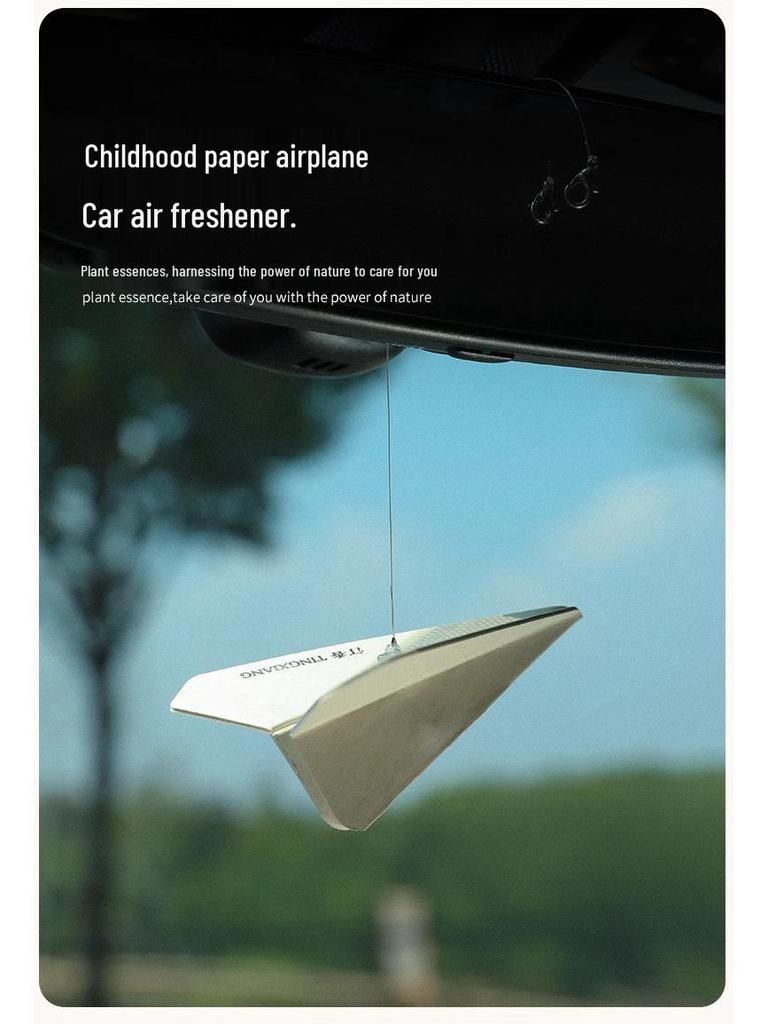 2025 Paper Airplane Car Air Freshener & Rearview Mirror Ornament