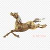 Mustang Bronze Iron On Heat Transfer Printing Vinyl Patches Sticker for Clothes DIY Appliques Washable Patches