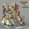 Новые Военные Строительные Блоки Второй Мировой Войны MOC Городская Уличная Битва Разрушения Руины Миниатюрная Модель Платформа Сцена Креативная Игрушка