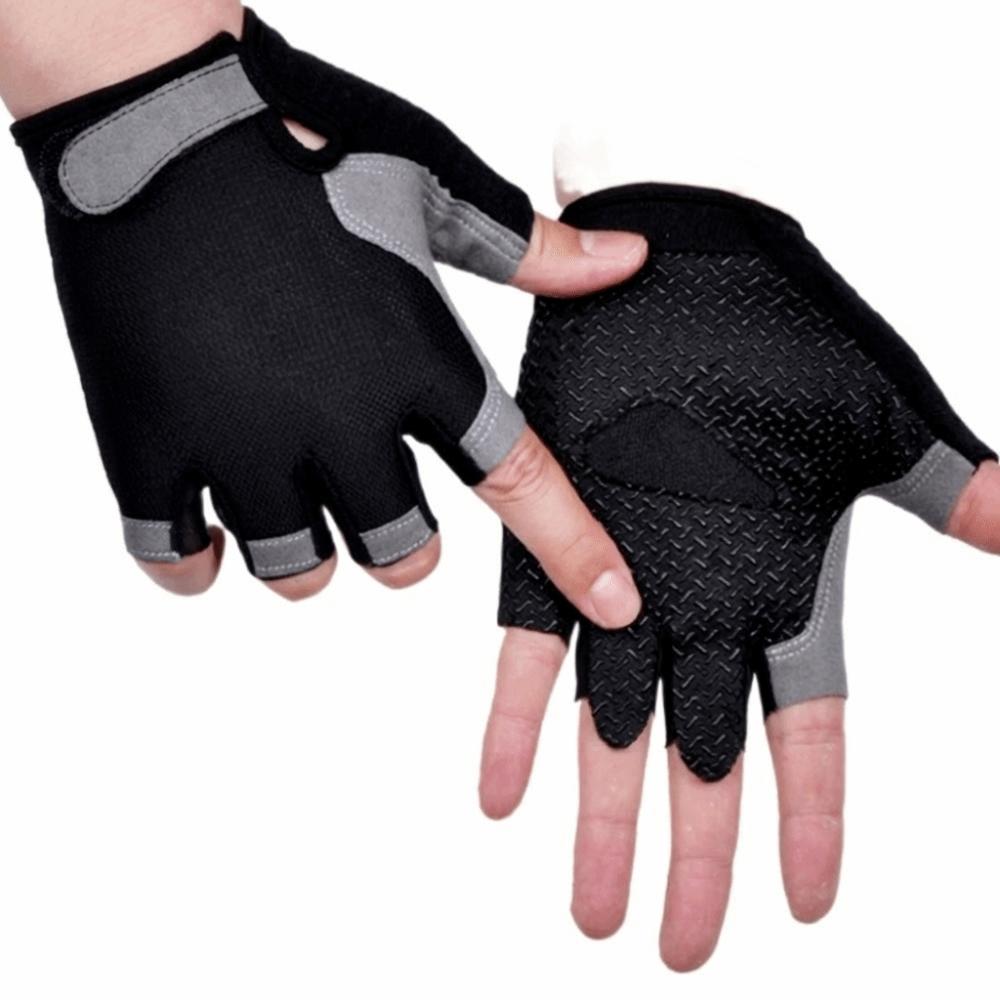 Fingerless Women Men Cycling Gloves Breathable Bicycle Accessories Hiking Camping