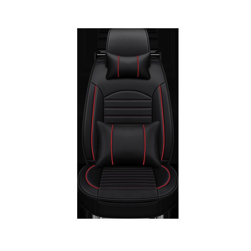 Универсальные кожаные подушки для сидений автомобиля на пять мест для всех сезонов - F-31