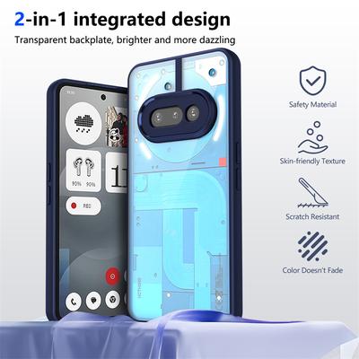 Чехол для Nothing Phone 3A, гальванизированный силиконовый бампер, противоударная прозрачная задняя крышка, жесткий чехол для телефона Nothing Phone 3A Phone3A 2025 A059