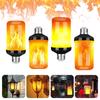 2025 New LED Dynamic Flame Effect Fire Light Bulb E27 E14 LED Corn Bulb Creative Flickering Emulation LED Lamp Light
