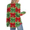 Women's Fashion Long Sleeve Christmas Loose Long Sleeve Round Neck Casual Top