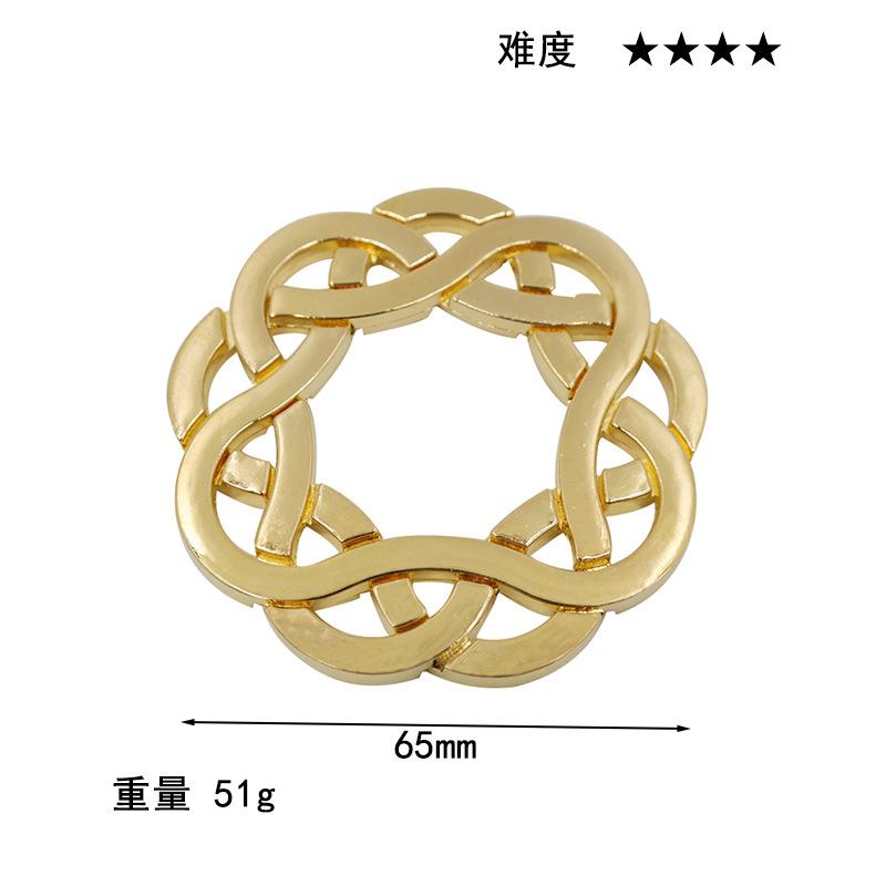 Puzzle Zinc Alloy Intelligence Unlocking Ring Unlocking Set, Nine-Link Educational Toy, Kong Ming Luban Lock Mechanism Box