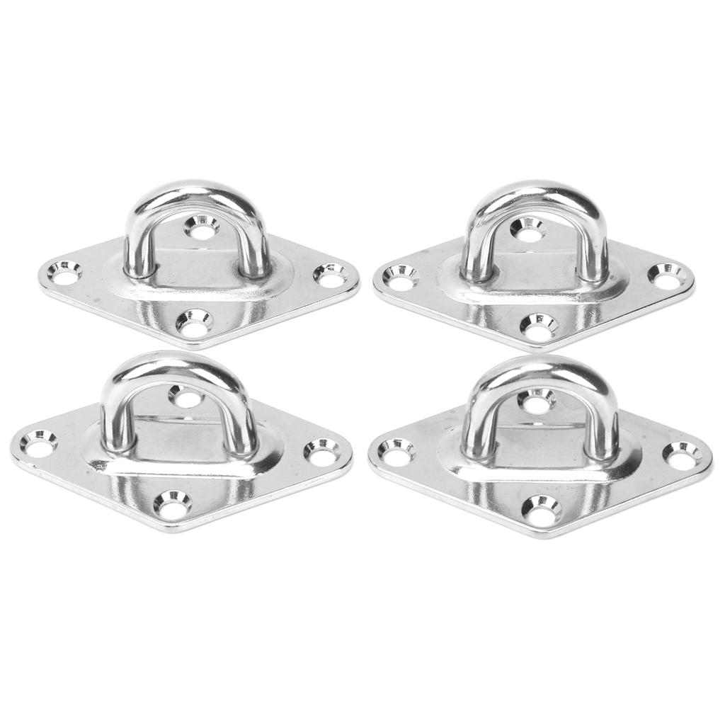 4 шт. 8 мм Рым-пластина Ромбовидный потолочный крюк Накладка Скоба Петля Морская фурнитура Аксессуары для яхт