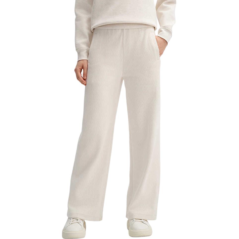 Fila Удобные брюки кэжуал широкие штанины крупной вязки женские низ Мороженое-белый F11W513602FIV