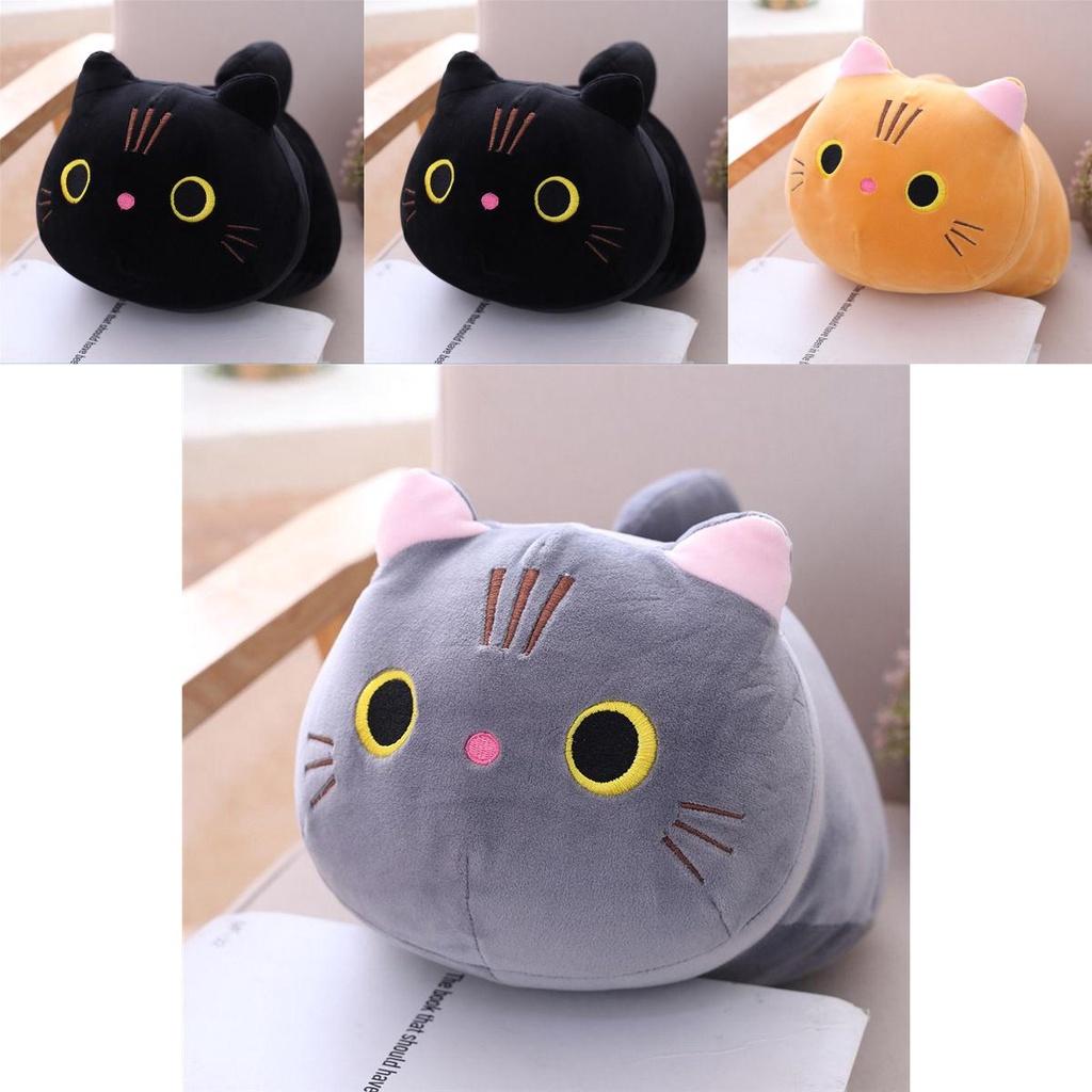Очаровательная мультяшная плюшевая игрушка кошка мягкая подушка для детей и девушек