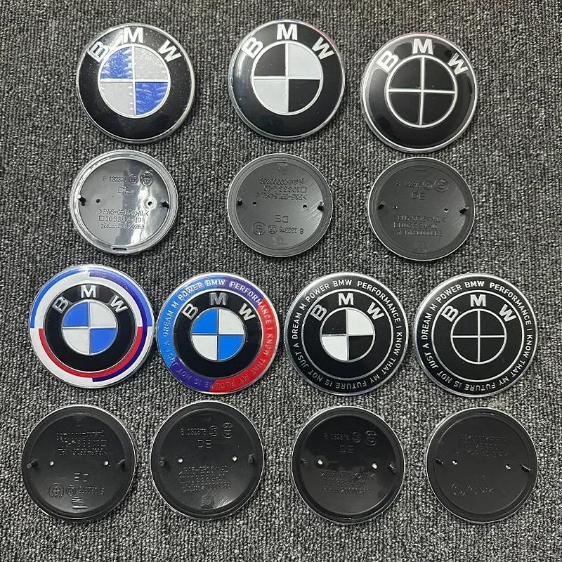 1 шт. Для BMW E36 F20 E91 E53 E46 E39 E38 E90 E60 X1 X3 X5 X6 X7 Наклейка Эмблема 82 мм 74 мм Капот Передняя Задняя Крышка Багажника Логотип