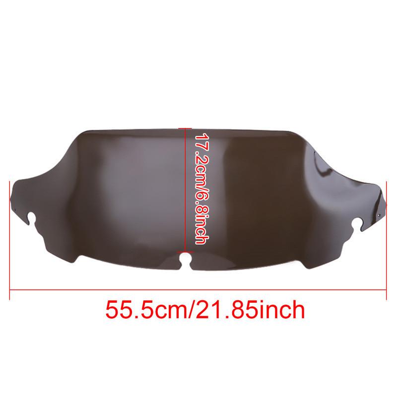 1pcs Motor Windshield Windscreen Wind Deflection Fit for Harley Touring Street Glide,Electra Glide,Tri Glide 2014-2019