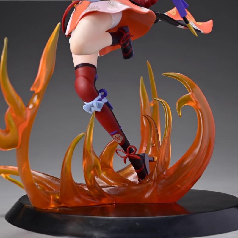 Anime Genshin Impact Yoimiya Figure Toy PVC Collection Decoration Girl No Box