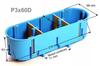 Box for hollow walls 3x60mm, deep Multibox