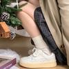 Женские весенние туфли-доски на толстой подошве, универсальные спортивные и повседневные туфли на шнуровке, маленькие белые туфли
