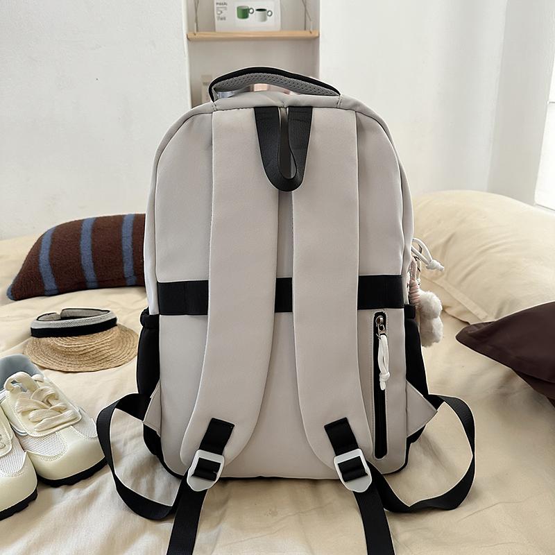 Рюкзак большой вместимости, студенческий школьный рюкзак с цветовым контрастом