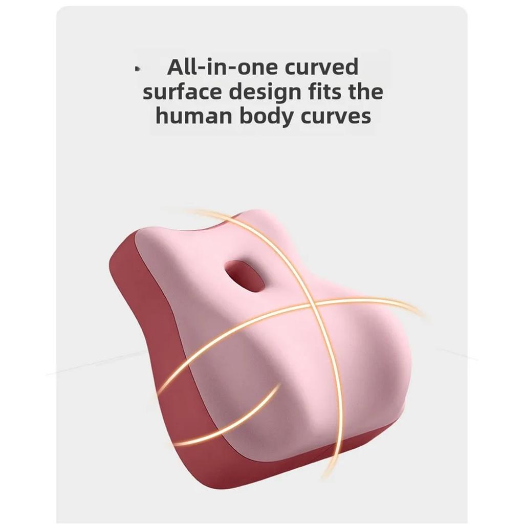 Подушка для поясницы из пены с эффектом памяти для офисного кресла, сиденья автомобиля, кровати, подушка для поддержки спины, студенческое общежитие, удобная, дышащая, для осанки