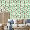 Christmas Mint and Beige Wallpaper for Living Room and Bedroom 50x1000