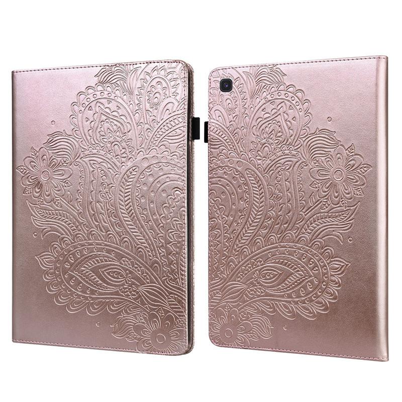 Tablet Case For Samsung Tab S5E Case Cover T720 10 5 Cute Flower Tree Embossed Soft TPU Silicone Back Cover For Funda Galaxy Tab S5e Case